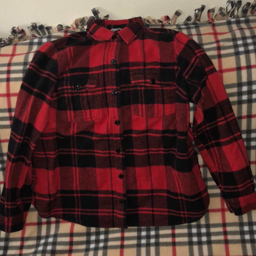 New OLD NAVY Flannel CLASSIC BUTTON UP SHIRT